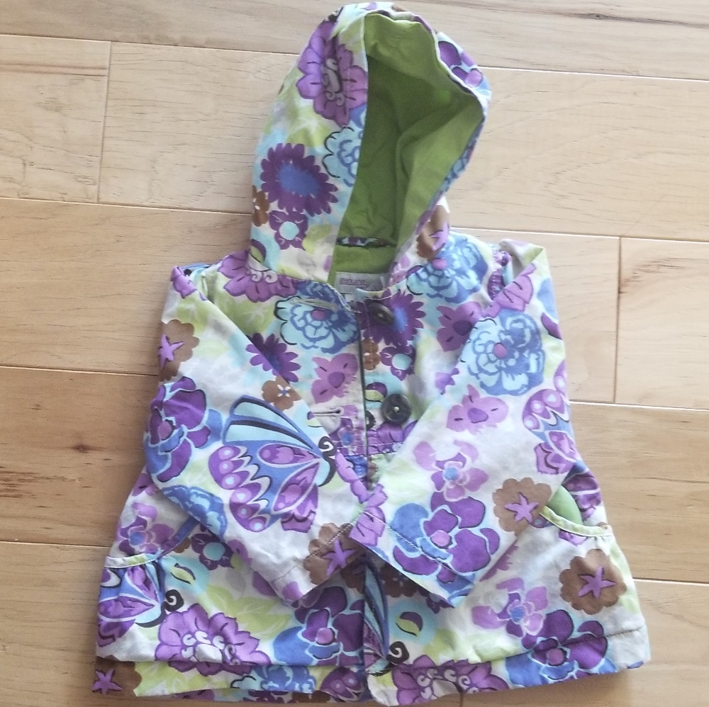 Coat Jacket Toddler Floral Oshkosh